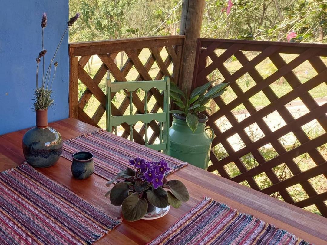 Chales Encantos De Cunha Azul Ngoại thất bức ảnh